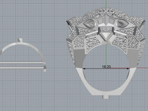 PANTHERE DE CARIER 3D Print Model