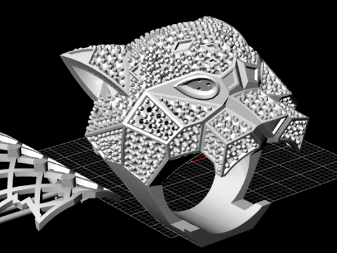 PANTHERE DE CARIER 3D-printmodel
