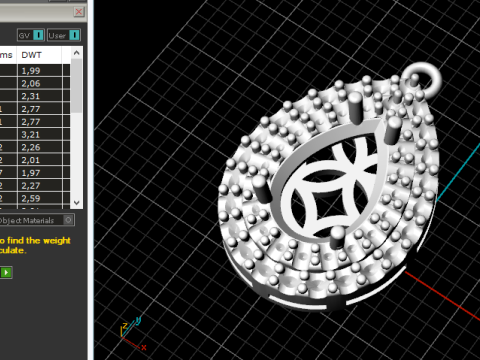 241 Pendant for women Modelo de Impressão 3D