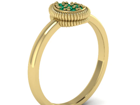 242 Каблучка жіноча 3D Принт Модель