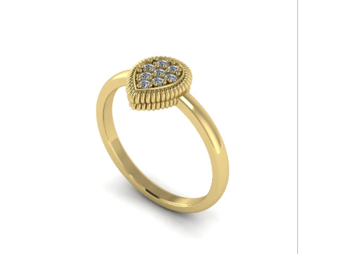 242 Ring for women 3D Print Model