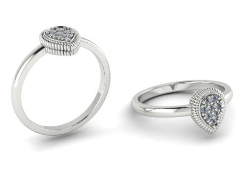 242 Ring for women Modèles 3D en vedette