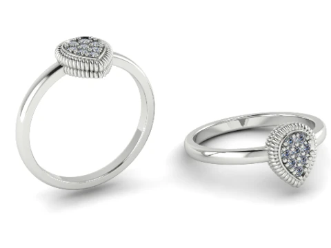 242 Ring for women 3D Print Model
