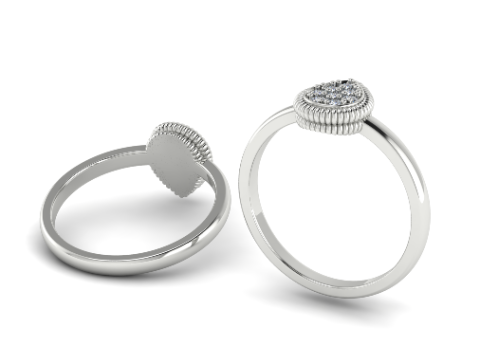 242 Ring for women Modèles 3D en vedette