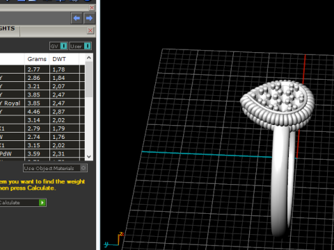 242 Ring for women Modèles 3D en vedette