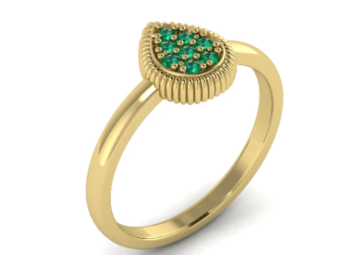 243 Pierścionek dla kobiet Model do druku 3D