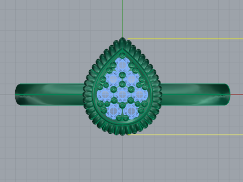 243 Ring for women 3D Print Model