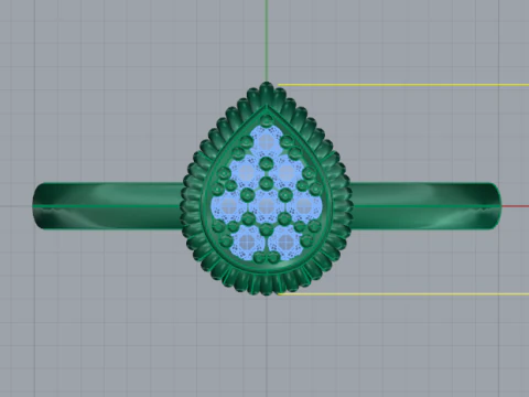 243 Ring for women 3D Print Model