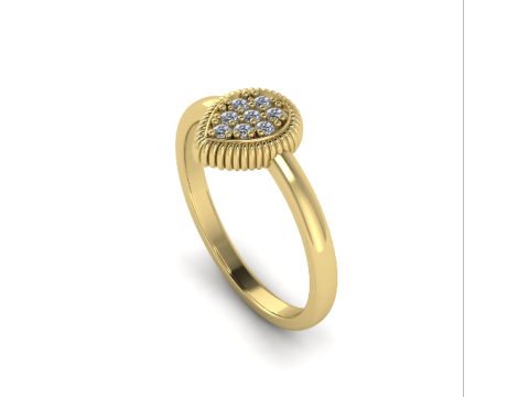 243 Ring for women 3D Print Model