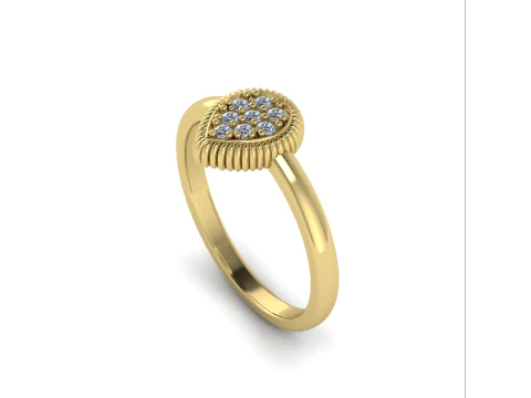 243 Ring for women 3D Print Model