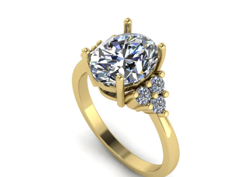 244 Ring for women 3D Print Model