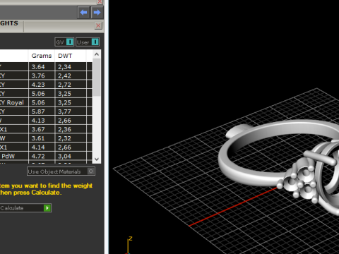 244 Ring for women 3D Print Model