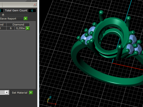 244 Ring for women 3D Print Model