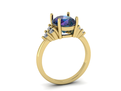 244 Ring for women 3D Print Model