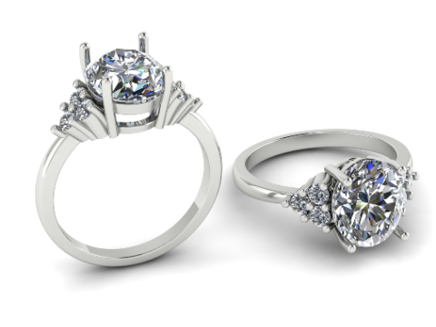 244 Ring for women 3D Print Model