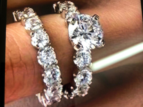 245 Set of rings for women 3D Druckmodell