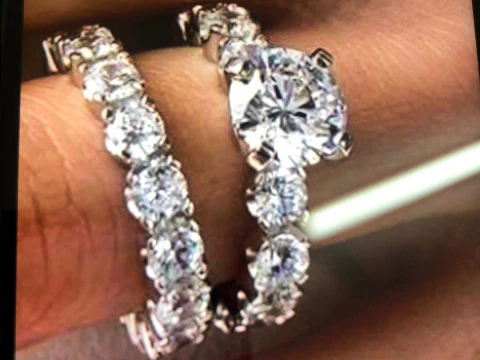 245 Set of rings for women 3D Print Model