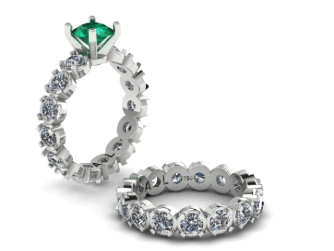 245 Set of rings for women 3D Print Model