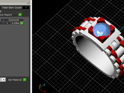 246 Ring 3D Print Model
