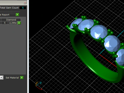 248 Wedding ring for women 3D Print Model