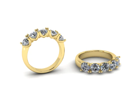 248 Wedding ring for women 3D Print Model