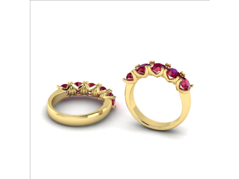 248 Wedding ring for women 3D Print Model