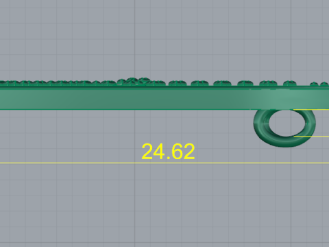 249 Pendant in the shape of a letter A 3D Print Model