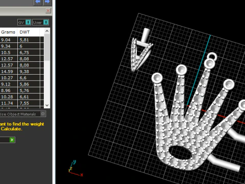 250 Pendant in the form of a crown 3D Print Model