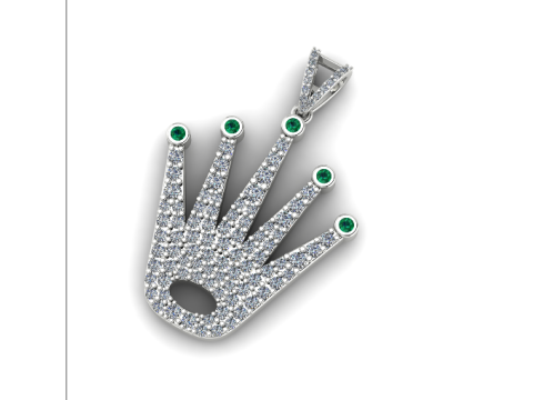 250 Pendant in the form of a crown 3D 프린트 모델