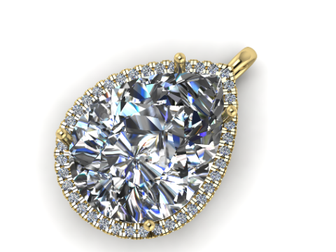 251 Pendant for women 3D Print Model