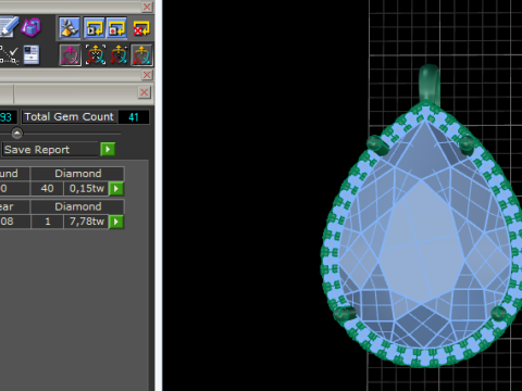 251 Pendant for women 3D Print Model