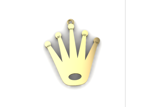 253 Pendant in the form of a crown Modelo de Impressão 3D