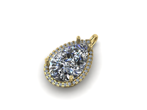 255 Pendant for women 3D Print Model