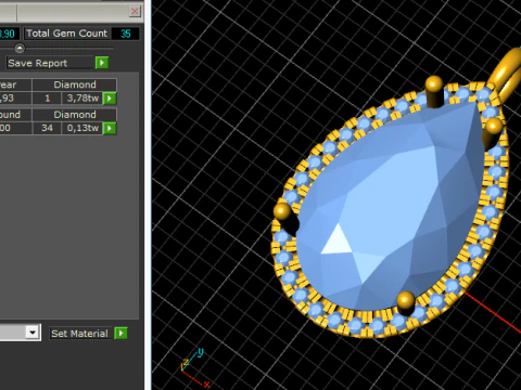 255 Pendant for women 3D Print Model