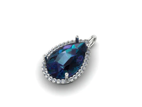 255 Pendant for women 3D Print Model