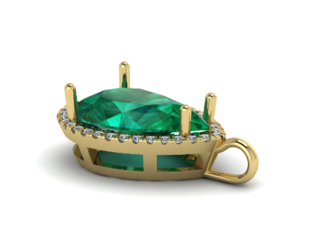 255 Pendant for women Modelo de Impressão 3D