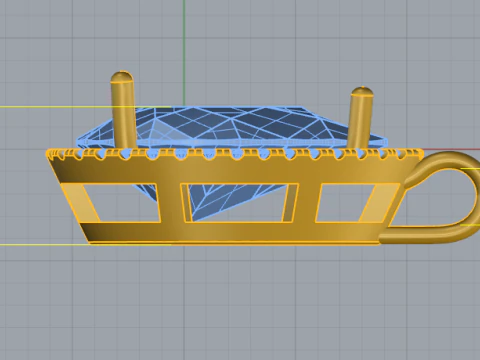255 Pendant for women 3D Print Model