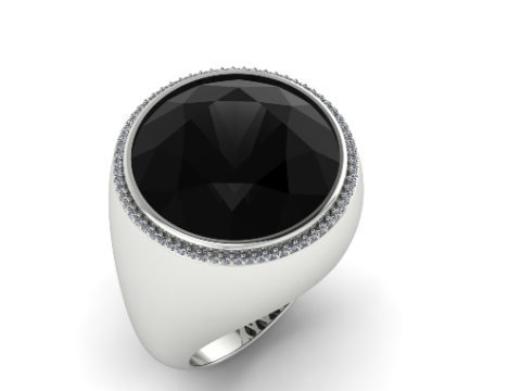 256 Ring 3Dプリントモデル