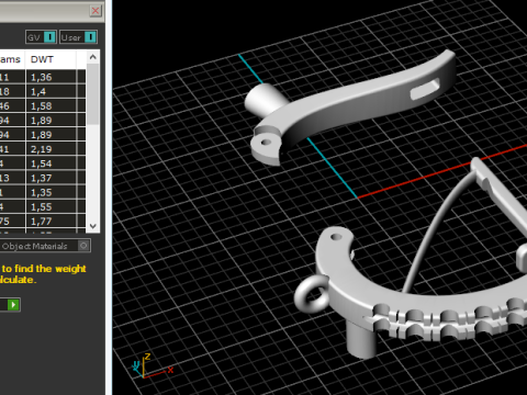 258 Lock for earrings 3D 打印模型