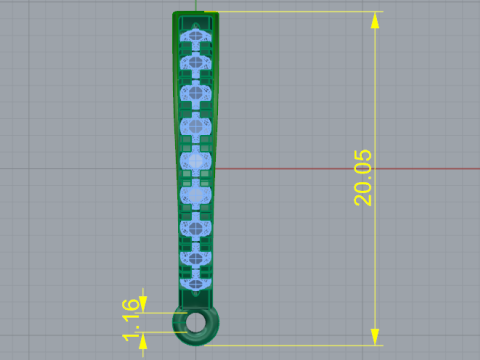 258 Lock for earrings 3D 打印模型