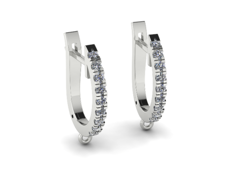 258 Lock for earrings 3D 打印模型