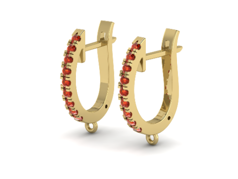 258 Lock for earrings 3D 打印模型