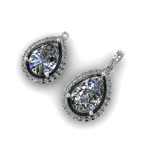 259 Pendant for women two sizes together 3D Print Model .c4d .max .obj .3ds .fbx .stl .blend 