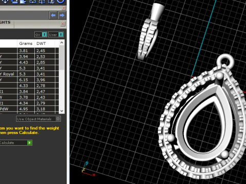 259 Pendant for women two sizes together 3D Print Model