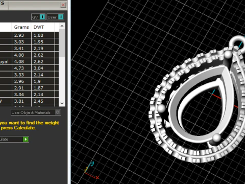 259 Pendant for women two sizes together 3D Print Model