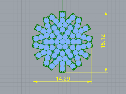 260 Earrings snowflake Modèles 3D en vedette