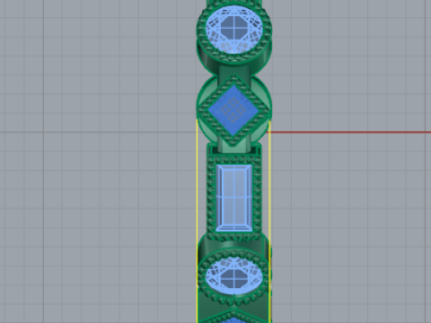 261 Ring Modello di stampa 3D