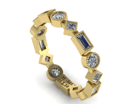 261 Ring Modello di stampa 3D