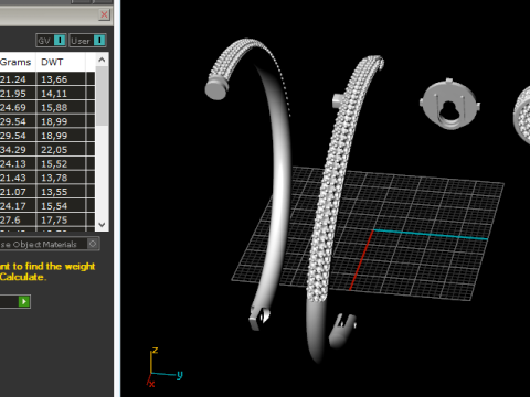 262 Bracelet 3D Print Model