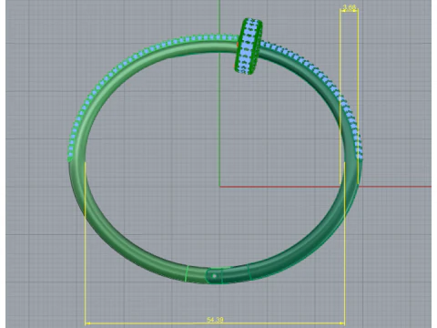 262 Bracelet 3D Print Model